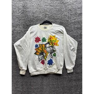 Vintage 90s United Spirit In Living Color Homey D. Clown Sweatshirt White Size L
